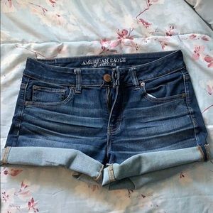 American Eagle Midi Jean Shorts